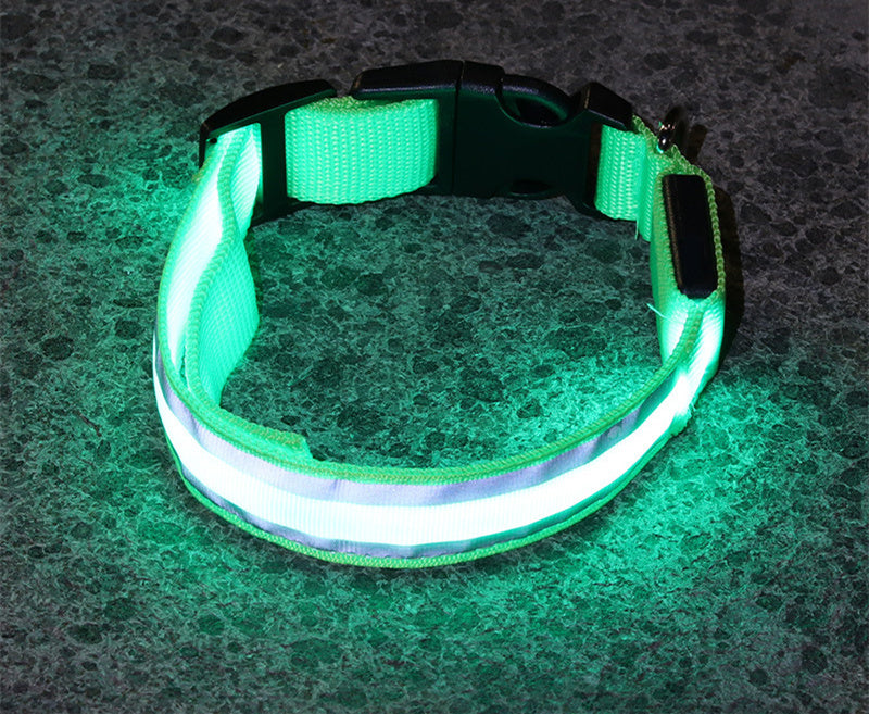 Anti-lost Led Luminous Dog Collar for safety